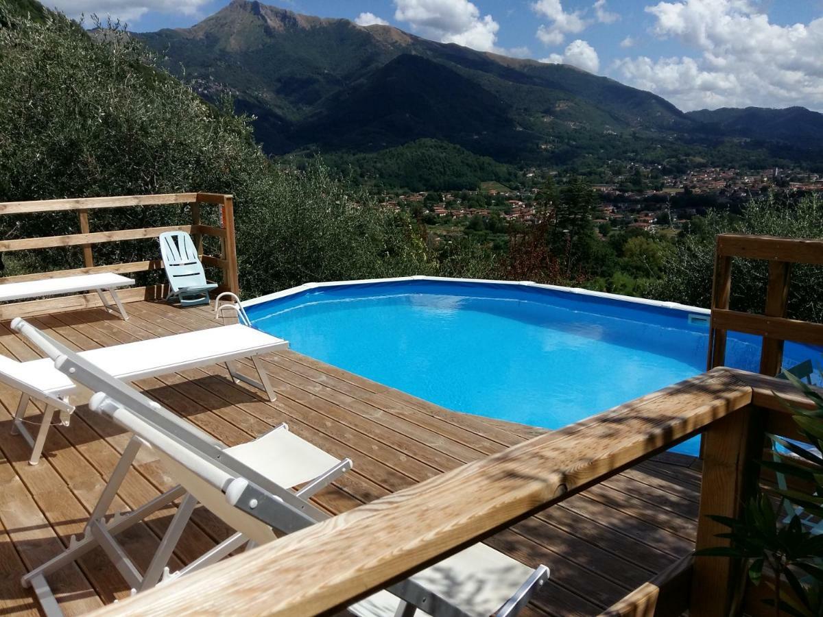 Valuable Rustic Tuscan Swimming Pool, Breathtaking View Of Camaiore Luaran gambar