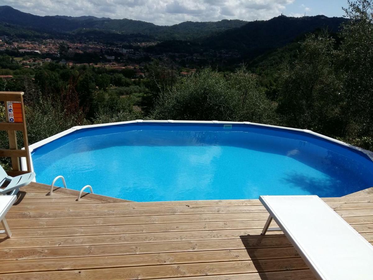 Valuable Rustic Tuscan Swimming Pool, Breathtaking View Of Camaiore Luaran gambar
