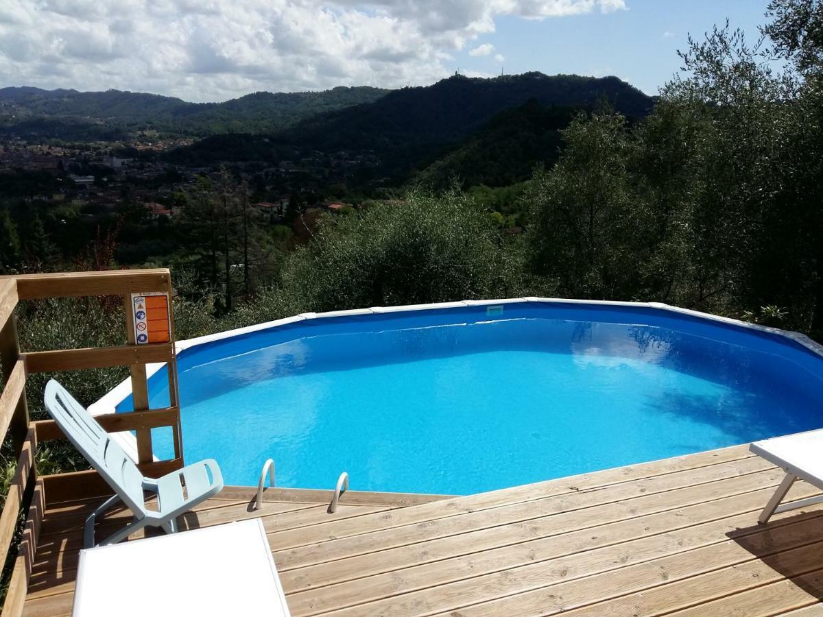 Valuable Rustic Tuscan Swimming Pool, Breathtaking View Of Camaiore Luaran gambar